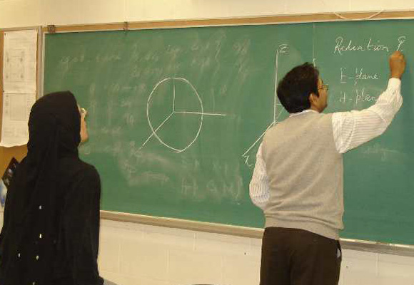 Discussing with colleagues