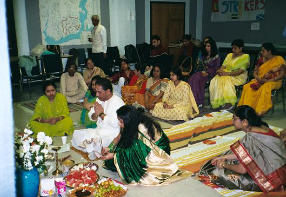 Saraswati pooja anjali