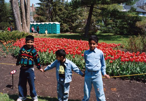 Swarnendu archan and aurgha tulip festival at Ottawa